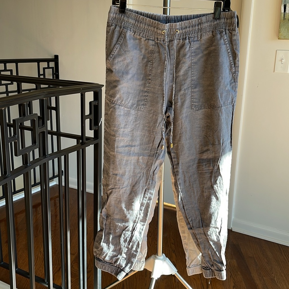 Linen Joggers- Company Ellen Tracy Womens  100% Linen